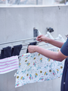 Hook & Dry Push & Pull Wall Mounted Clothes Drying Hanger – Space Saving Sliding Dryer